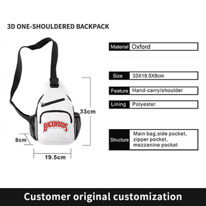 Zaini personalizzati con stampa a prova di odore 3D per uomini ragazzi Outdoor Sport da viaggio con foglie di canapa - Product Image 5