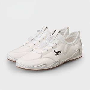Nouvelles baskets décontractées unisexes en cuir blanc respirantes et polyvalentes pour homme, collection automne 2026 – Meilleures ventes - Product Image 3