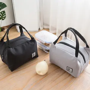 2023 New Modern Double Decker Waterproof Lunch Tote Insulated Lunch Bag For Men Women Work
