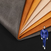 Mode Cuir Vegan Recyclé Polyester Tissu Synthétique Pu Faux Cuir pour Veste Hommes Rembourrage