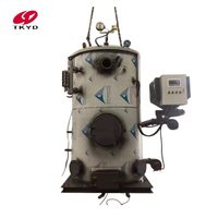 Générateur de vapeur industriel automatique à combustion de biomasse bois, basse pression, vertical, 100-2000 kg