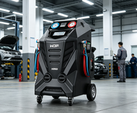 Machine de récupération de réfrigérant AC professionnelle pour véhicules lourds X850, grande capacité, capteur haute précision, test de fuite automatique