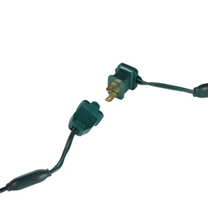 Màu Xanh lá cây dây giáng sinh trang trí cây 120V 24ft 4 "khoảng cách 70 Led 5 mét Mini Twinkle chuỗi đèn - Product Image 6