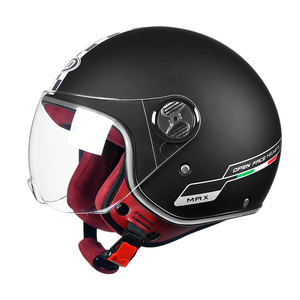 Casque Moto Rétro Unisexe avec Visière Protectrice Double Haute Définition, Casque de Sécurité ABS Tendance pour la Conduite, Usine AD - Product Image 5