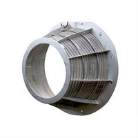 Élément filtrant en métal de panier conique avec filtre liquide d'écran de fil de cale pour la forme de trou carré de centrifugeuse d'industrie charbonnière
