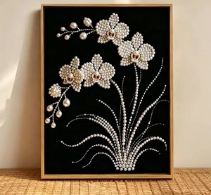 Kit de Peinture Moderne DIY avec Perles, Art Diamant, Broderie, Décoration Murale, Sujets Animaux Imprimés, Cadeau pour Adultes - Product Image 4