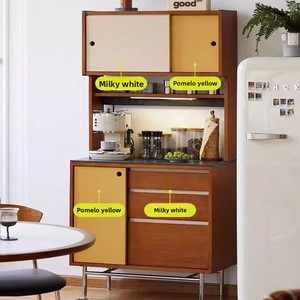 Nouveauté : Buffet en bois massif de style médiéval, multifonctionnel, pour le rangement, meuble de maison pour salon, petit appartement - Product Image 2