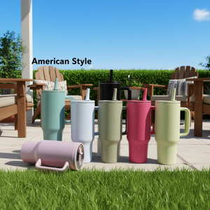 Vaso Térmico Hipdeer de 3 oz, Doble Pared, Acero Inoxidable, con Pajita, Estilo Americano, Regalo de Moda para Fiestas y Viajes - Product Image 2