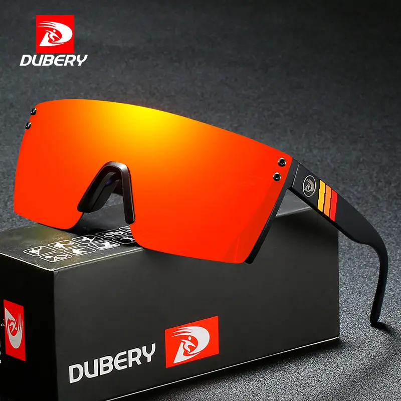 DUBERY New Polarized Cycling Glasses Sports Sunglasses Men Women Running Fishing Bike Sunglasses Cycle Sunglasses