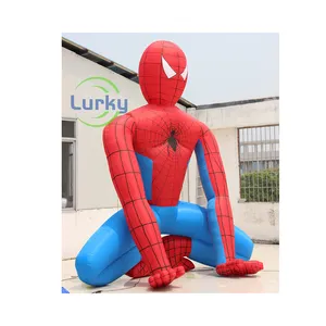 Typischer aufblasbarer Spider Man mit Themen filmfigur für langlebiges PVC-Material