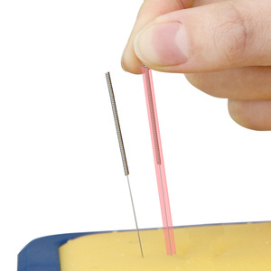 Aghi per Agopuntura Sterili Monouso con Tubo Guida in Acciaio Inossidabile 500 Pezzi/Scatola - Product Image 3