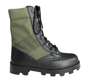 Botas de Selva Verdes TSB910 para Hombre, con Cierre Lateral, para Trabajo en Verano, Otoño y Primavera, 3 Estaciones, Estilo Panamá - Product Image 3