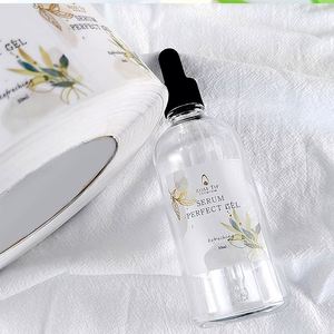 Étiquettes transparentes semi-imperméables pour bouteilles, étiquettes pour pots cosmétiques, autocollants avec logo transparent, impression personnalisée, autocollant transparent - Product Image 5