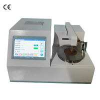 Fully Automatic Cleveland Open-Cup Flash & Fire Point Tester COC Petroleum Oil Flash Point Analyzer Oil Analysis Apparatus