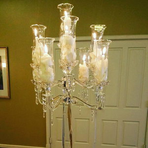 Candelabro alto de cristal, brazos Hurricane 9, MH-Z0115 - Product Image 6
