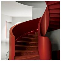 Escalier en spirale extérieur résistant aux intempéries Prima, escaliers en spirale métalliques pour terrasse extérieure