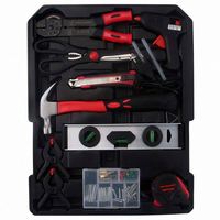 710 pièces boîtier en aluminium chariot à outils à main mécanique douille ensemble d'outils pour la maison et le garage