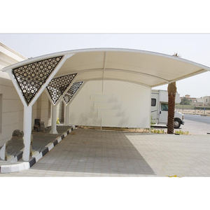 Nouvelle conception de tente de stationnement extérieure en matériau PVDF, structure de membrane haute tension imperméable, abri de recharge pour voiture, auvent de voiture - Product Image 4