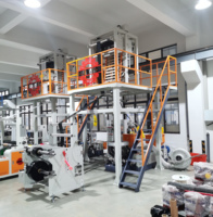 Machine de soufflage de film pour sacs de culture en PE à 2 couches pour pépinières horticoles
