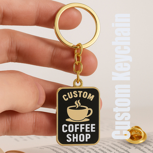 Fabricante Diseño de moda Forma Logo Metal Especialidad Cafetería <span class=keywords><strong>Mini</strong></span> Barista Tamper Bean Cup Iced Coffee Lover Llavero - Product Image 3