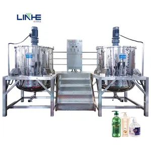 Small Combined Mixer Tank 500l 100l Liquid Soap Mixing Tank Detergent Mixing Agitator Blender Laundry Soap Making Machine