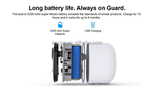 Tuya3MPバッテリーwifiカメラセキュリティCCTV IP Bulletミニカメラ1080P防水ワイヤレスカメラセキュリティ - Product Image 3