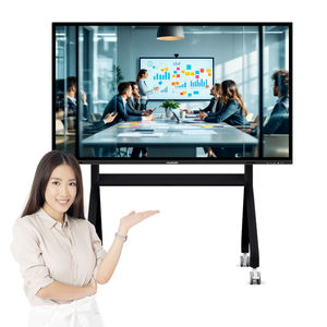 INGSCREEN 4K LCD cartes intelligentes interactives numériques pour l'enseignement des écoles 55 65 75 85 86 98 110 pouces écran plat interactif - Product Image 1