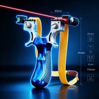Lance-pierre de chasse de haute précision pour le tir en extérieur avec viseur laser, activités tactiques, lance-pierres et accessoires