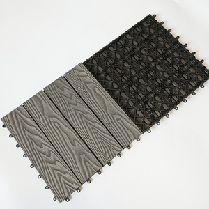 Carrelages <span class=keywords><strong>de</strong></span> sol <span class=keywords><strong>de</strong></span> patio <span class=keywords><strong>à</strong></span> emboîtement au design moderne, plastique carré imperméable et antidérapant <span class=keywords><strong>de</strong></span> 18mm d'épaisseur pour le <span class=keywords><strong>jardin</strong></span> extérieur - Product Image 3