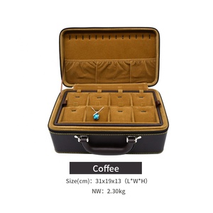 FORTE 3 capa personalizado logotipo de la joyería caja de terciopelo, caja de joyería, con cinta con logo de impresión - Product Image 5