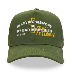 Casquette de baseball verte de luxe avec logo brodé et fermeture en cuir métallique, style tendance, pour softball et golf, directement de l'usine chinoise - Product Image 3