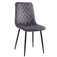 Maroc crème dossier haute couture velours chaise de salle à manger bonne mousse beauté tissu chaise salle à manger luxe solide chaise de salle à manger