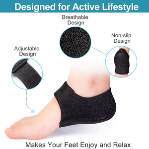Tất cả các ngày thoải mái chân Pain Relief plantar Fasciitis <span class=keywords><strong>Heel</strong></span> cup phụ nữ người đàn ông hỗ trợ <span class=keywords><strong>Heel</strong></span> Pain Sleeves Pads <span class=keywords><strong>Heel</strong></span> bảo vệ - Product Image 5
