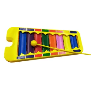 Brinquedo infantil de aprendizagem musical, instrumento musical educacional para bebês, piano xilofone simples com 8 escalas, ideal para crianças, oferta imperdível de 2024.