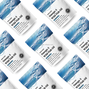 Complément alimentaire à base d'huile de poisson Oméga 3 en gélules molles avec EPA et DHA pour soutenir la santé du cerveau et des yeux - Product Image 4