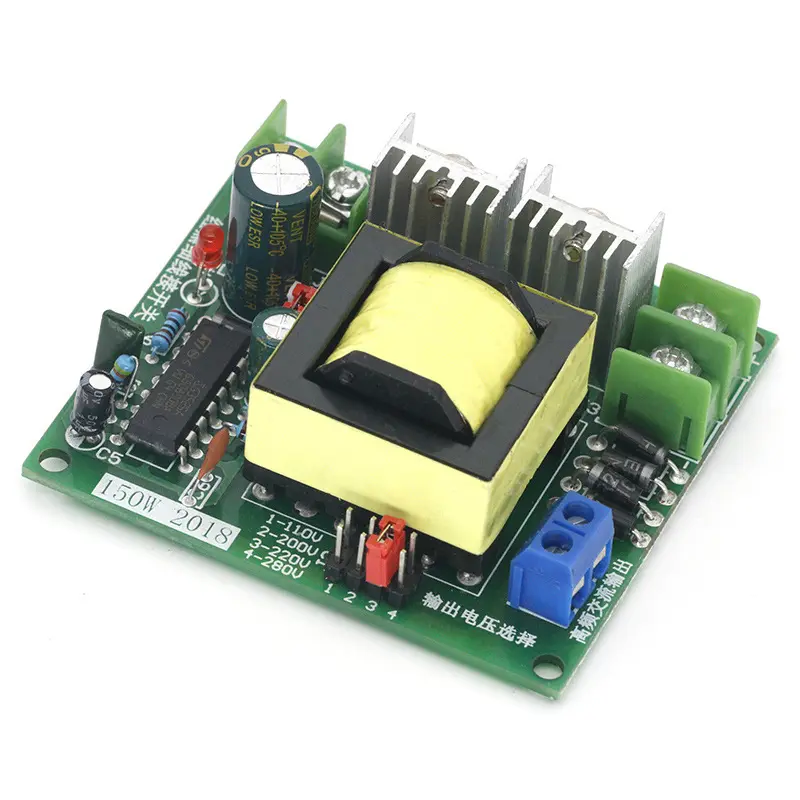 Onduleur 150W DC12V à AC 110V 220V Convertisseur Boost Step-up Board DC à AC Board