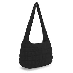 Mode boulette en forme de sacs à main de luxe pour femmes léger dames sac fourre-tout matelassé week-end pratique sac de voyage pour les femmes