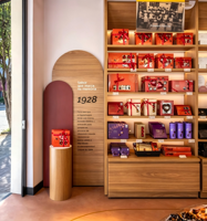Diseño Interior de Tienda de Dulces y Chocolates Ecológica de Lujo Personalizada, Muebles Modulares de Exhibición, Equipamiento Premium para Tienda de Dulces, Solución Llave en Mano