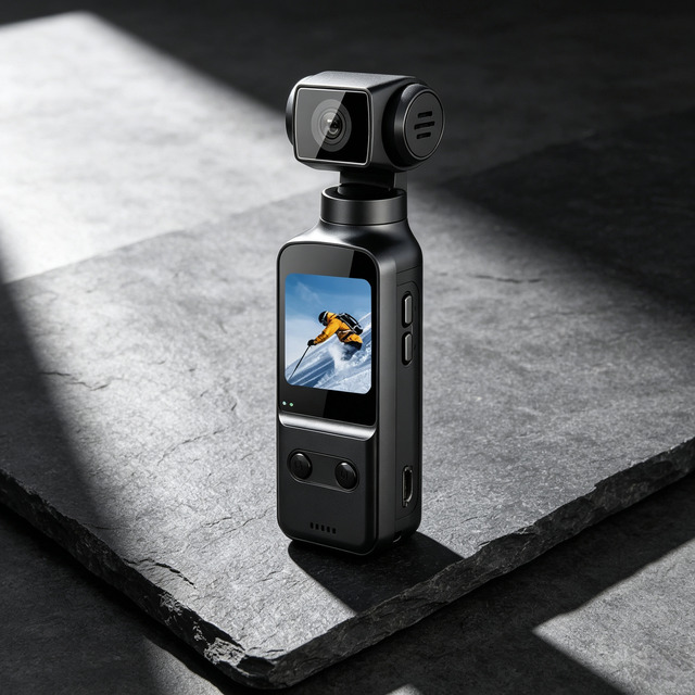 Digital Action Sports VIDEO Cameras Vlogging Media Recording Profession Rotate 4K Photography Additional Wifi Transmission