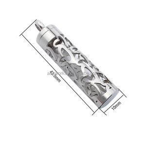 Diffuseur d'huiles essentielles en acier inoxydable, pendentif |   Capsule d'aromathérapie rechargeable avec design découpé au laser en plusieurs couleurs - Product Image 2