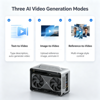 Estación de Trabajo de Generación de Video con IA, Mini PC con GPU, Despliegue Local, Solución de Sitio Web SaaS con Modelo de IA Preinstalado, de Imagen a Video