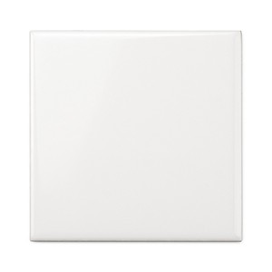 Carrelage blanc pur brillant 10x10 cm, épaisseur 6,8 mm, bords irréguliers pour revêtement mural et sol - Product Image 4