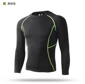 Maillots de cyclisme légers et écologiques pour hommes, automne-<span class=keywords><strong>hiver</strong></span>, manches longues, sous-vêtements thermiques, séchage rapide, évacuation de la transpiration, fitness - Product Image 6