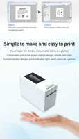 Machine thermique claire d'imprimante de petites étiquettes d'impression sans fil portative USB/Bue Tooth pour le magasin de logistique express HL300