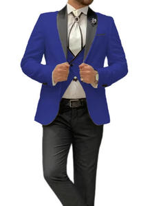 Groothandel Bruidegom Pakken Smoking Bruidegomkleding Slim Fit Terno Masculino <span class=keywords><strong>Prom</strong></span> Blazer voor Heren Kostuum Homme <span class=keywords><strong>3</strong></span>-delig Pak - Product Image 6
