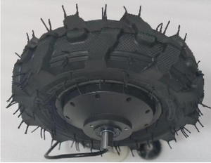 Moteur de moyeu à engrenages sans balais 500W 48V à faible vitesse et couple élevé, cadre en aluminium, frein à disque, encodeur absolu, étanche IP55 pour robot - Product Image 3