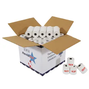2 1/4' Cash Register Paper Roll Point-of-Sale Thermal Paper Rolls Thermal Credit Card Paper Roll