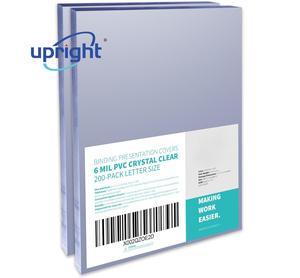 Thẳng đứng nhà máy giá siêu rõ ràng A3 A4 ràng buộc Trình bày bìa cứng nhắc tấm PVC - Product Image 1