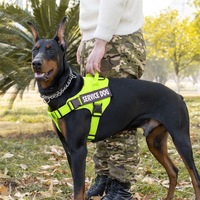 Arnés Deportivo de Nailon para Perro ODM, Arnés Táctico Multifuncional para Perros Medianos/Grandes, Arnés de Pecho Transpirable y Reflectante, Accesorios para Perros