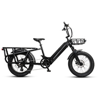 Mario vélo cargo électrique le plus populaire avec deux roues peut aller 25 km/h